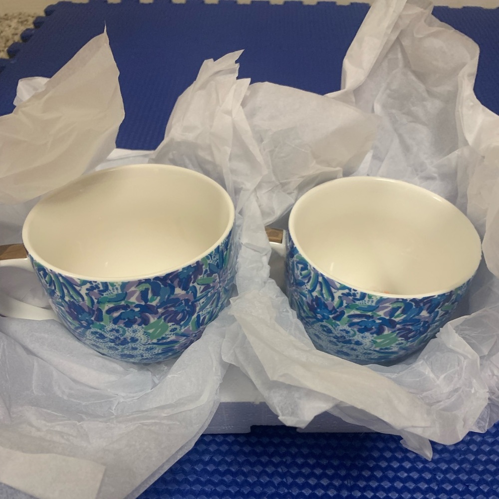 Brand New Lilly Pulitzer Ceramic Mugs